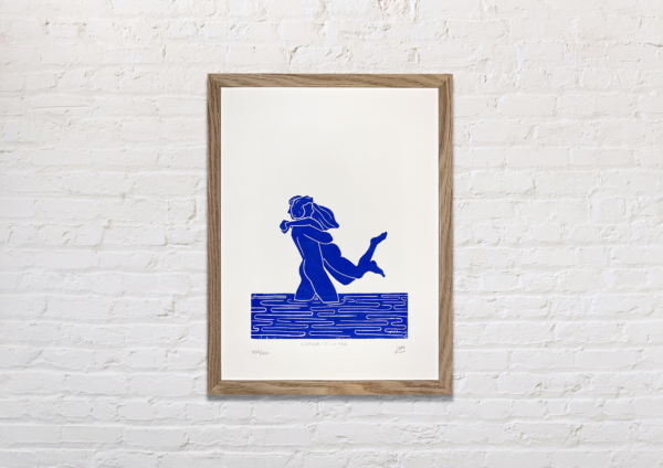 L'Amour et la Mer - 30x40 cm