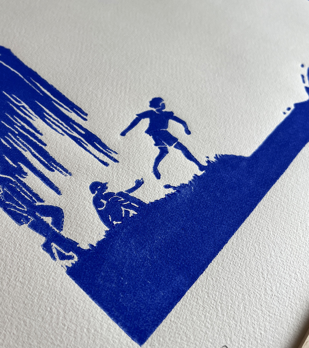 Le passe-temps - 30 x 40 cm – Image 3