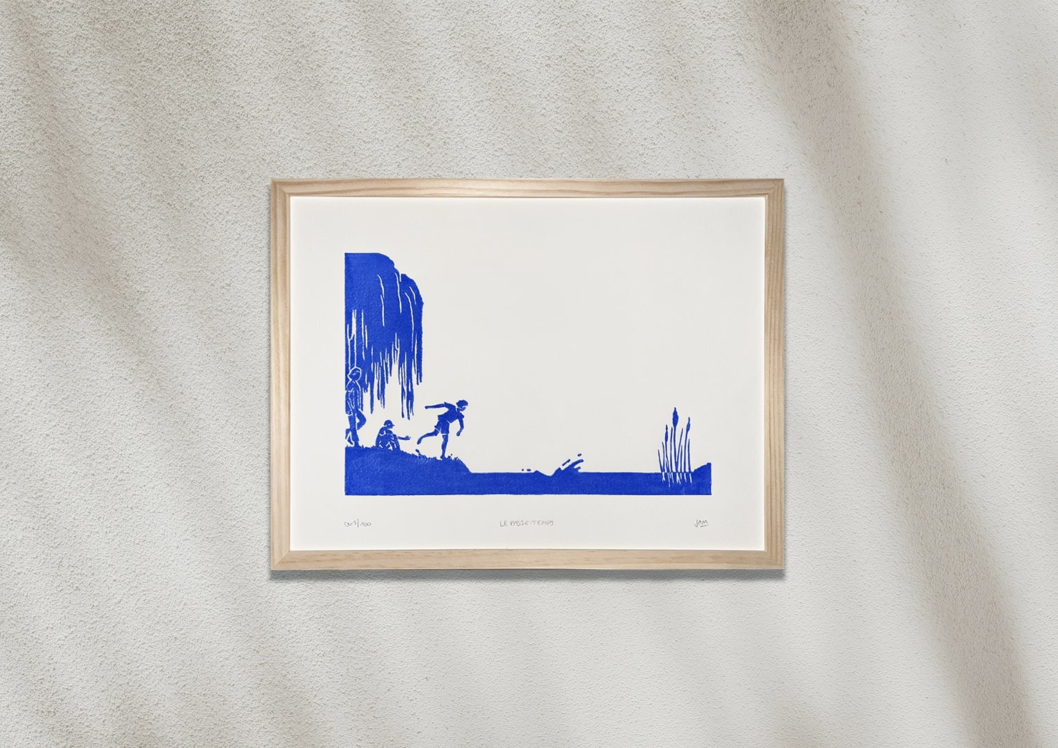 Le passe-temps - 30 x 40 cm